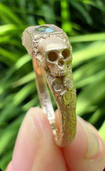 Skull Temple Ring