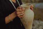 Wet Clay Band Champagne Diamond